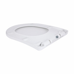 Унітаз-моноблок підлоговий Qtap Swan Ultra Quiet безобідковий з сидінням Soft-close WHITE QT16226080AW
