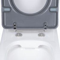 Унітаз підлоговий Qtap Freedom інклюзивний Rimless безобідковий з сидінням Soft-close WHITE QT22226098W