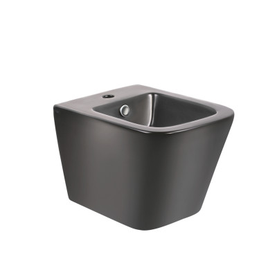 Біде підвісне Qtap Tern New 500x360x320 мм Matt Black QT17551303GMB