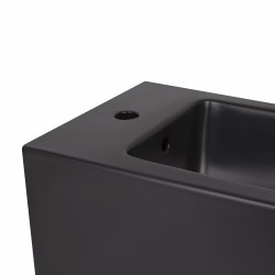 Біде підвісне Qtap Tern New 500x360x320 мм Matt Black QT17551303GMB