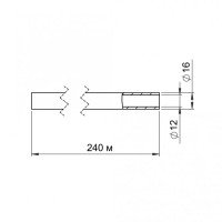 Труба для теплої підлоги Thermo Alliance зі зшитого поліетилену PEX-a EVOH 16x2.0 мм (240 м) TAS00316240 Труба для теплої підлоги Thermo Alliance зі зшитого поліетилену PEX-a EVOH 16x2.0 мм (240 м) TAS00316240