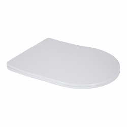 Унітаз підлоговий Qtap Grand Ultra Quiet безобідковий з сидінням Soft-close WHITE QT26228301W
