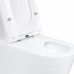 Унітаз-моноблок підлоговий Qtap Kolibri Ultra Quiet безобідковий з сидінням Soft-close WHITE QT10226380W