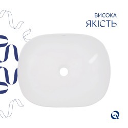 Раковина-чаша Qtap Aquarius 465x375x120 White QT21116302W Раковина-чаша Qtap Aquarius 465x375x120 White QT21116302W