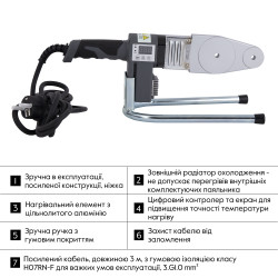 Паяльник для пластикових труб Thermo Alliance PRO-101 O20-32 (автоматичний з дісплеєм, 600W)