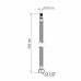 Шланг для підключення змішувача Thermo Alliance Standart (пара) 60 см NYLON M10x1/2"В TAS386W60
