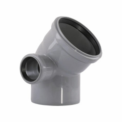 Відвід (коліно) 2P (R) 110/110/45+50/90 ліве TA Sewage Відвід (коліно) 2P (R) 110/110/45+50/90 ліве TA Sewage