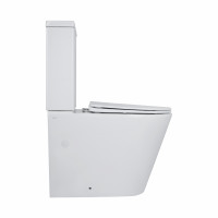 Унітаз підлоговий Qtap Swan Ultra Quiet з сидінням Soft-close 640x360x835 мм QT16222182TW White