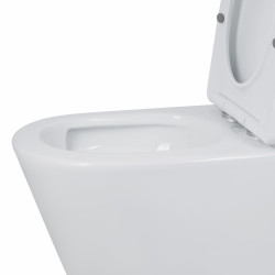 Унітаз підлоговий Qtap Swan Ultra Quiet з сидінням Soft-close 640x360x835 мм QT16222182TW White