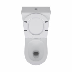 Унітаз підлоговий Qtap Swan Ultra Quiet з сидінням Soft-close 640x360x835 мм QT16222182TW White