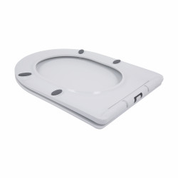 Унітаз підлоговий Qtap Swan Ultra Quiet з сидінням Soft-close 640x360x835 мм QT16222182TW White