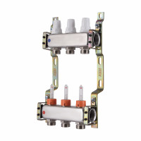 Колектор з витратомірами (нерж.) 1"х3 Icma № К073 Колектор з витратомірами (нерж.) 1"х3 Icma № К073