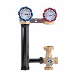 Icma Насосна група Icma з ручним регулюванням та термостатичним змішувачем праве підключення 1 1/2"x3/4" №R004