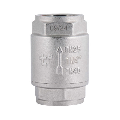 Зворотний клапан Thermo Alliance Forte 1 1/4"ВВ нікель із латунним штоком TAF240W32