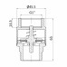 Клапан зворотний Thermo Alliance Standart 1"ВЗ із латунним штоком TAS248W25