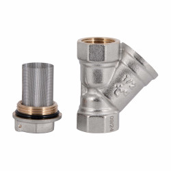 Фільтр грубої очистки Thermo Alliance Standart 1/2"ВВ нікель для води косий TAS124W15