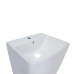 Комплект Qtap Tern: Раковина напольна моноблок 440х380х830 мм White + Донний клапан PU02O