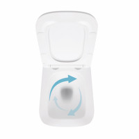 Унітаз підвісний Qtap Crow безобідковий з сідінням Soft-close QT05335170W