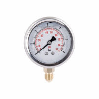 Манометр із гліцерином Thermo Alliancе Forte 6 бар, 1/4"З, нижнє підключення TAF170G6B