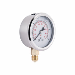 Манометр із гліцерином Thermo Alliancе Forte 6 бар, 1/4"З, нижнє підключення TAF170G6B Манометр із гліцерином Thermo Alliancе Forte 6 бар, 1/4"З, нижнє підключення TAF170G6B