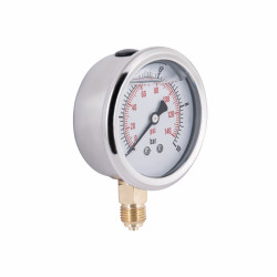 Манометр із гліцерином Thermo Alliancе Forte 10 бар, 1/4"З, нижнє підключення TAF170G10B Манометр із гліцерином Thermo Alliancе Forte 10 бар, 1/4"З, нижнє підключення TAF170G10B