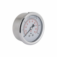 Манометр із гліцерином Thermo Alliancе Forte 6 бар, 1/4"З, заднє підключення TAF171G6B