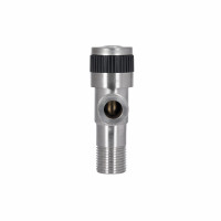 Кран кутовий Thermo Alliance Standart 1/2"ЗЗ нерж., з керам. буксою TAS345W1515SS