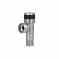 Кран кутовий Thermo Alliance Standart 1/2"Зх3/4"З нерж., з керам. буксою TAS345W1520SS