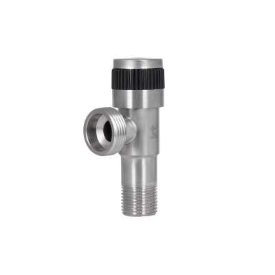 Кран кутовий Thermo Alliance Standart 1/2"Зх3/4"З нерж., з керам. буксою TAS345W1520SS Кран кутовий Thermo Alliance Standart 1/2"Зх3/4"З нерж., з керам. буксою TAS345W1520SS