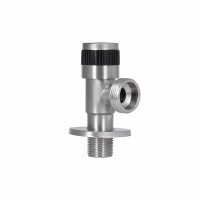 Кран кутовий Thermo Alliance Standart 1/2"Зх3/4"З нерж., з керам. буксою TAS345W1520SS