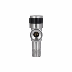 Кран кутовий Thermo Alliance Standart 1/2"Зх3/4"З нерж., з керам. буксою TAS345W1520SS Кран кутовий Thermo Alliance Standart 1/2"Зх3/4"З нерж., з керам. буксою TAS345W1520SS