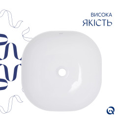 Раковина-чаша Qtap Kolibri 400х400х140 мм White QT10116303W Раковина-чаша Qtap Kolibri 400х400х140 мм White QT10116303W