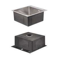 Комплект Lidz Handmade H5050 Мийка для кухні інтегрована Brushed у комплекті з дозатором + Lidz K01G Корзина для кухонної мийки Комплект Lidz Handmade H5050 Мийка для кухні інтегрована Brushed у комплекті з дозатором + Lidz K01G Корзина для кухонної мийки