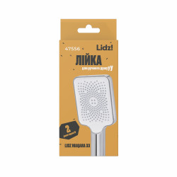 Лійка для ручного душу Niagara 33 145x95 мм, Chrome прямокутна LDNIA33CRM47556 Lidz 47556