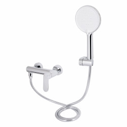 Змішувач для ванни Qtap Evia з поворотним виливом (з душовим гарнітуром) QTEVI260CRM47578 Chrome Змішувач для ванни Qtap Evia з поворотним виливом (з душовим гарнітуром) QTEVI260CRM47578 Chrome