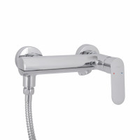 Змішувач для ванни Qtap Evia з поворотним виливом (з душовим гарнітуром) QTEVI260CRM47578 Chrome Змішувач для ванни Qtap Evia з поворотним виливом (з душовим гарнітуром) QTEVI260CRM47578 Chrome