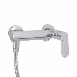 Змішувач для ванни Qtap Evia з поворотним виливом (з душовим гарнітуром) QTEVI260CRM47578 Chrome Змішувач для ванни Qtap Evia з поворотним виливом (з душовим гарнітуром) QTEVI260CRM47578 Chrome