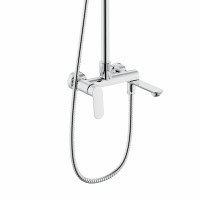 Душова система універсальна Qtap Evia на три споживача (з виливом) QTEVI111CRM47583 Chrome Душова система універсальна Qtap Evia на три споживача (з виливом) QTEVI111CRM47583 Chrome