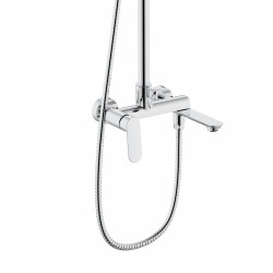 Душова система універсальна Qtap Evia на три споживача (з виливом) QTEVI111CRM47583 Chrome