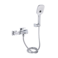 Змішувач для ванни Qtap Tern (c душевым гарнитуром) QTTER259CRM47586 Chrome Змішувач для ванни Qtap Tern (c душевым гарнитуром) QTTER259CRM47586 Chrome