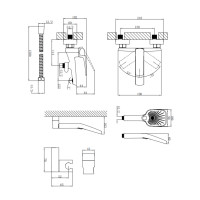 Змішувач для ванни Qtap Tern (c душевым гарнитуром) QTTER259CRM47586 Chrome Змішувач для ванни Qtap Tern (c душевым гарнитуром) QTTER259CRM47586 Chrome