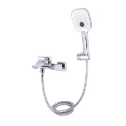 Змішувач для ванни Qtap Tern (c душевым гарнитуром) QTTER259CRM47586 Chrome