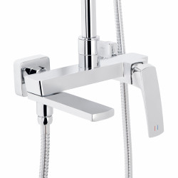 Душова система універсальна Qtap Tern на три споживача (з виливом) QTTER1112CRM47592 Chrome