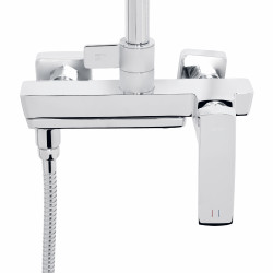 Душова система універсальна Qtap Tern на три споживача (з виливом) QTTER1112CRM47592 Chrome