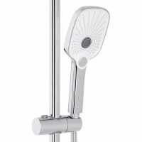 Душова система універсальна Qtap Tern на три споживача (з виливом) QTTER1112CRM47592 Chrome