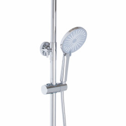 Душова система універсальна Qtap Aries на три споживача (з виливом) QTARI1112CRM47606 Chrome