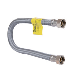 Шланг Forte для води D10 30 см NYLON 1/2"x1/2" ВВ TAF383W30 Thermo Alliance Шланг Forte для води D10 30 см NYLON 1/2"x1/2" ВВ TAF383W30 Thermo Alliance