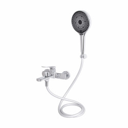 Змішувач для ванни Qtap Slavonice (з душовим гарнітуром) QTSLV259CRM48034 Chrome