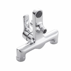 Змішувач латунний для ванни Lidz Astra 006 (з душовим гарнітуром) (k35) LDAST006CRM48087 Chrome