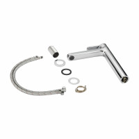 Змішувач латунний для раковини Lidz Astra 001FH високий (k35) LDAST001FHCRM48090 Chrome